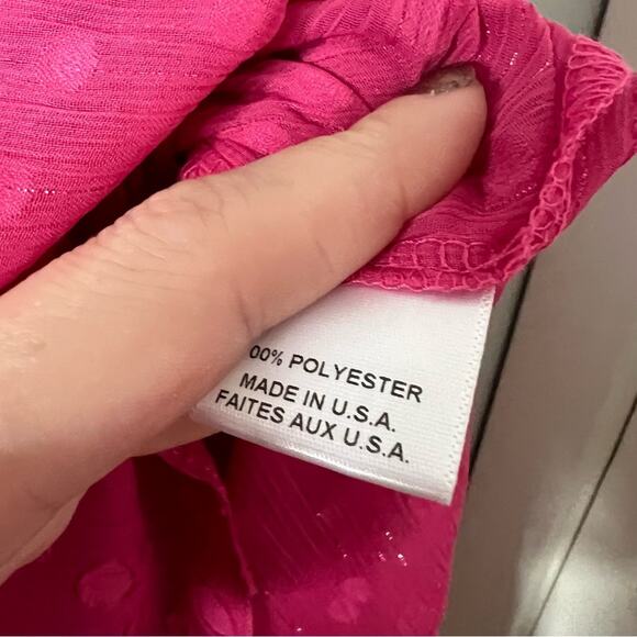 Revolve Misa Micaela Pink Off-the-Shoulder Dress - Picture 6 of 8